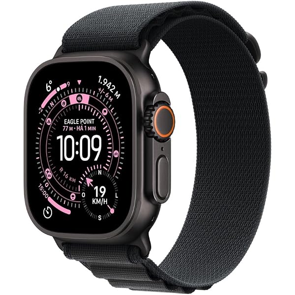 Apple Watch Nike Series 7 ((GPS)), Caixa em alumínio meia-noite de